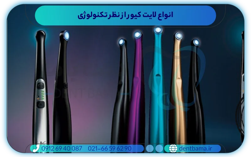 انواع لایت کیور از نظر تکنولوژی