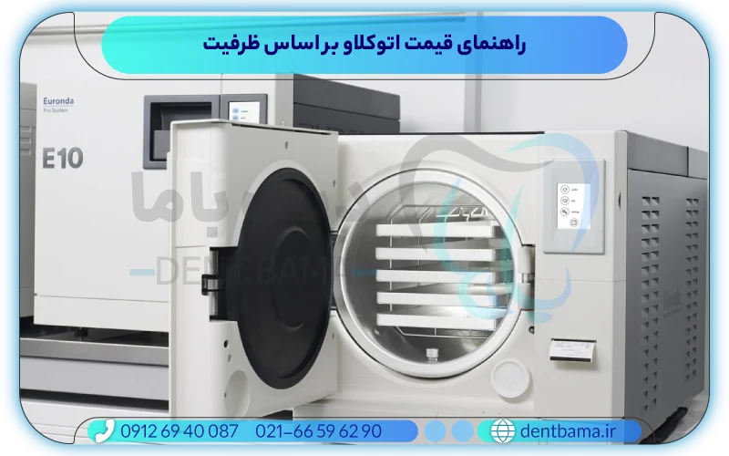 راهنمای قیمت اتوکلاو بر اساس ظرفیت