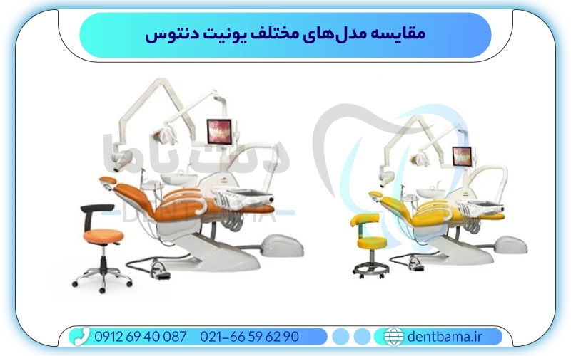 مقایسه مدل‌های مختلف یونیت دنتوس